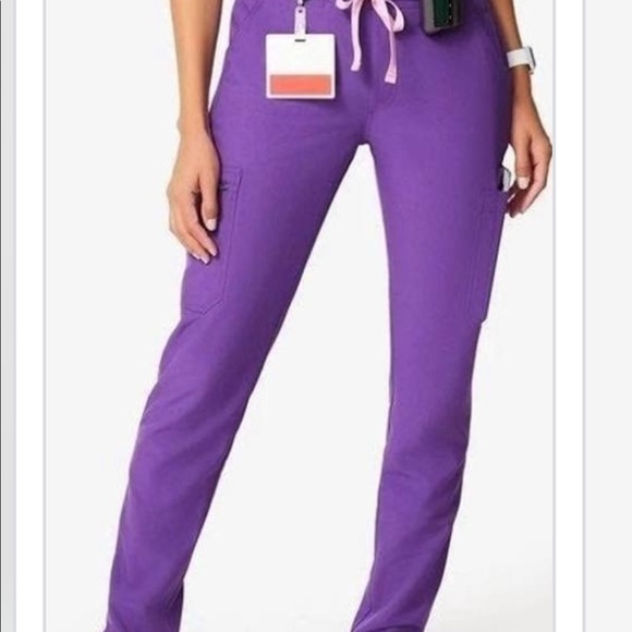 Figs Pants - Ultraviolet fig scrub bottoms size small